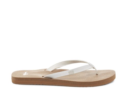 Sandale Sanuk Yoga Joy Femme - Blanche / Marron PKYDEV461